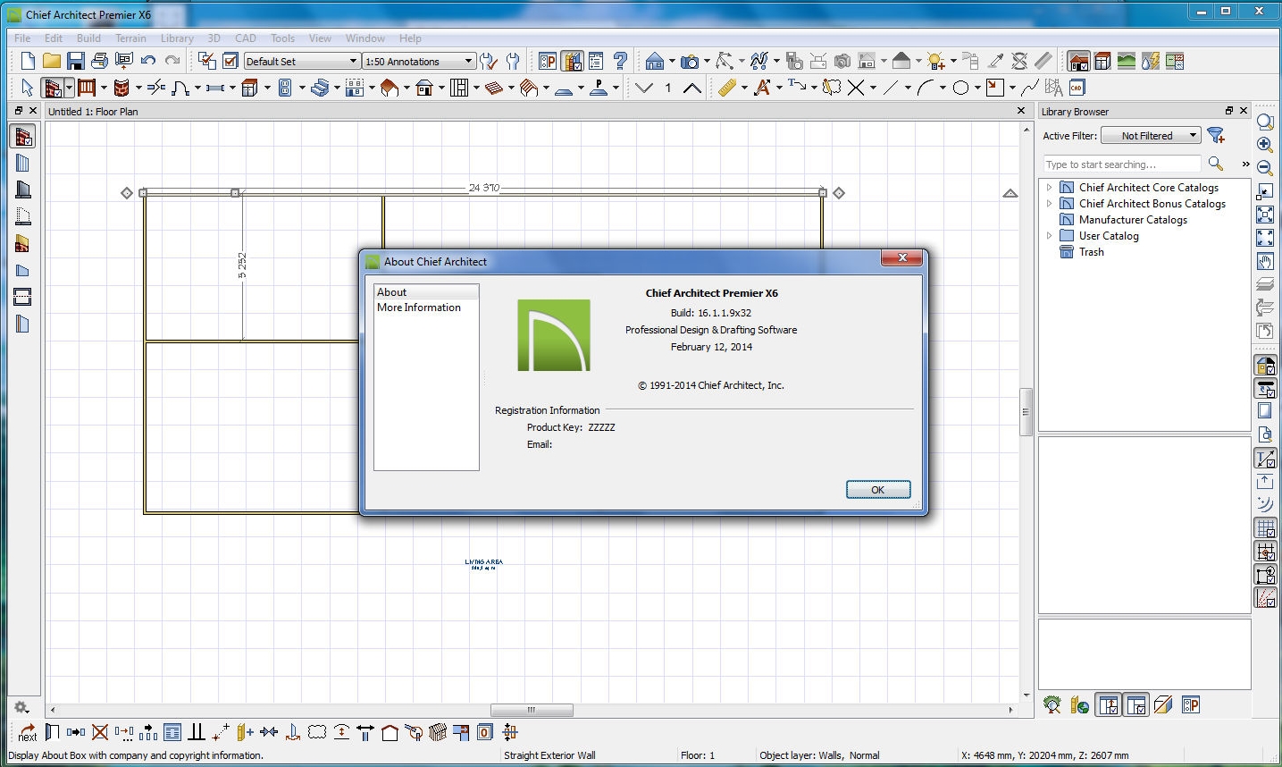 Chief Architect Premier X6 version 16.1.1.9