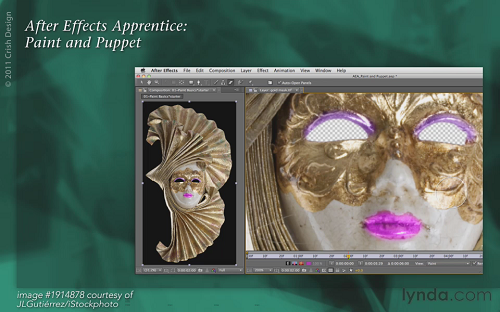 After Effects Apprentice 13: Paint and Puppet