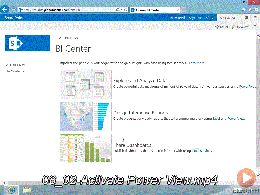 Configuring SharePoint 2013 for Business Intelligence