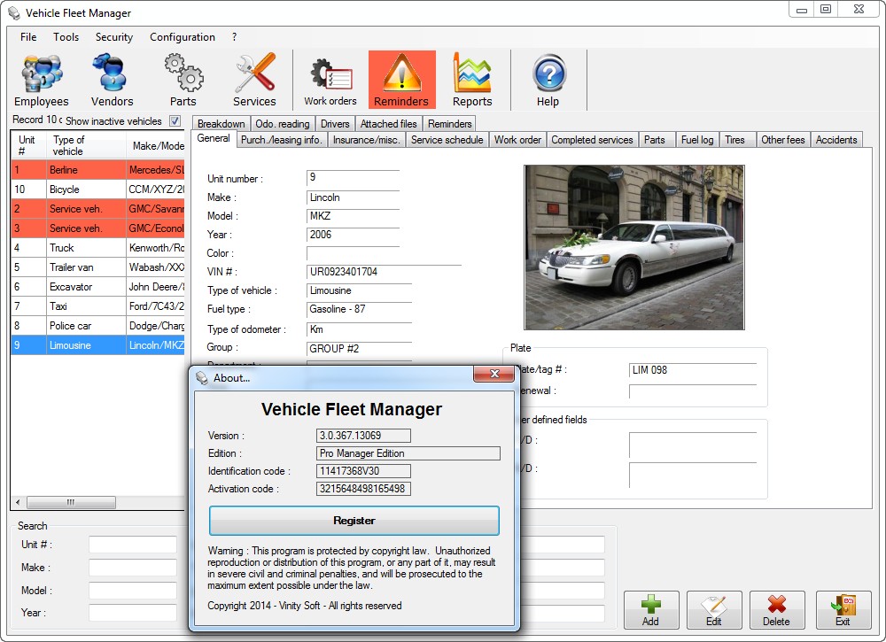 Vehicle Fleet Manager 3.0.367.13069