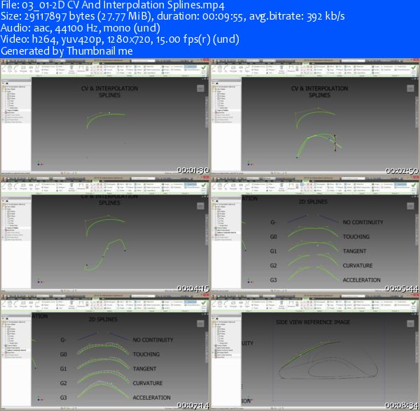 Infiniteskills - Mastering Autodesk Inventor - Surfacing Training Video