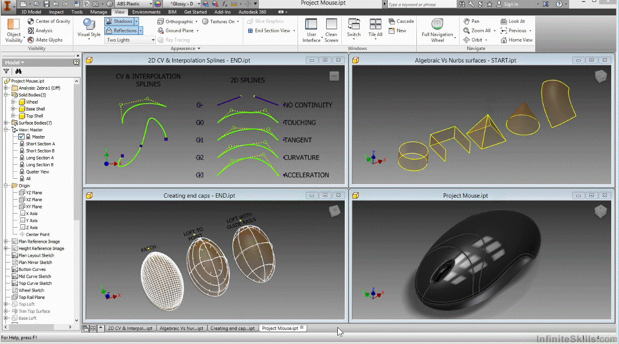 Mastering Autodesk Inventor - Surfacing