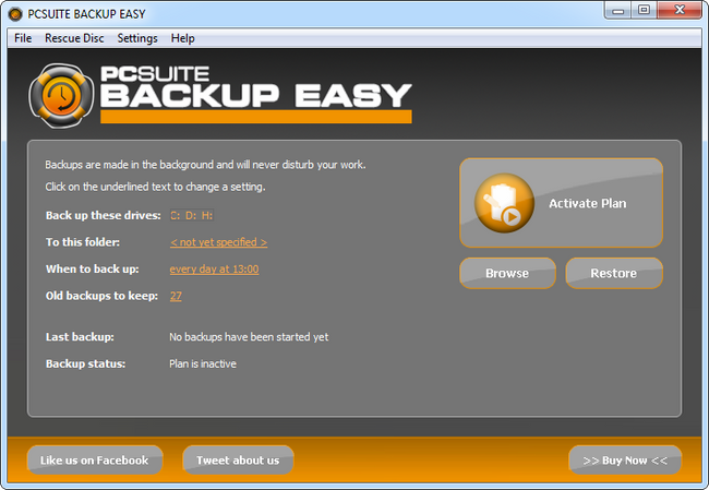 PCSUITE Backup Easy 1.15