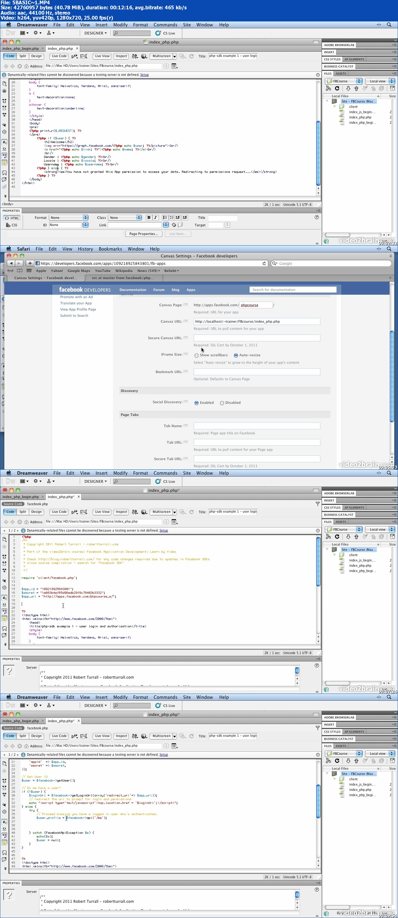 Peachpit Press - Facebook Application Development Learn by Video (Repost)
