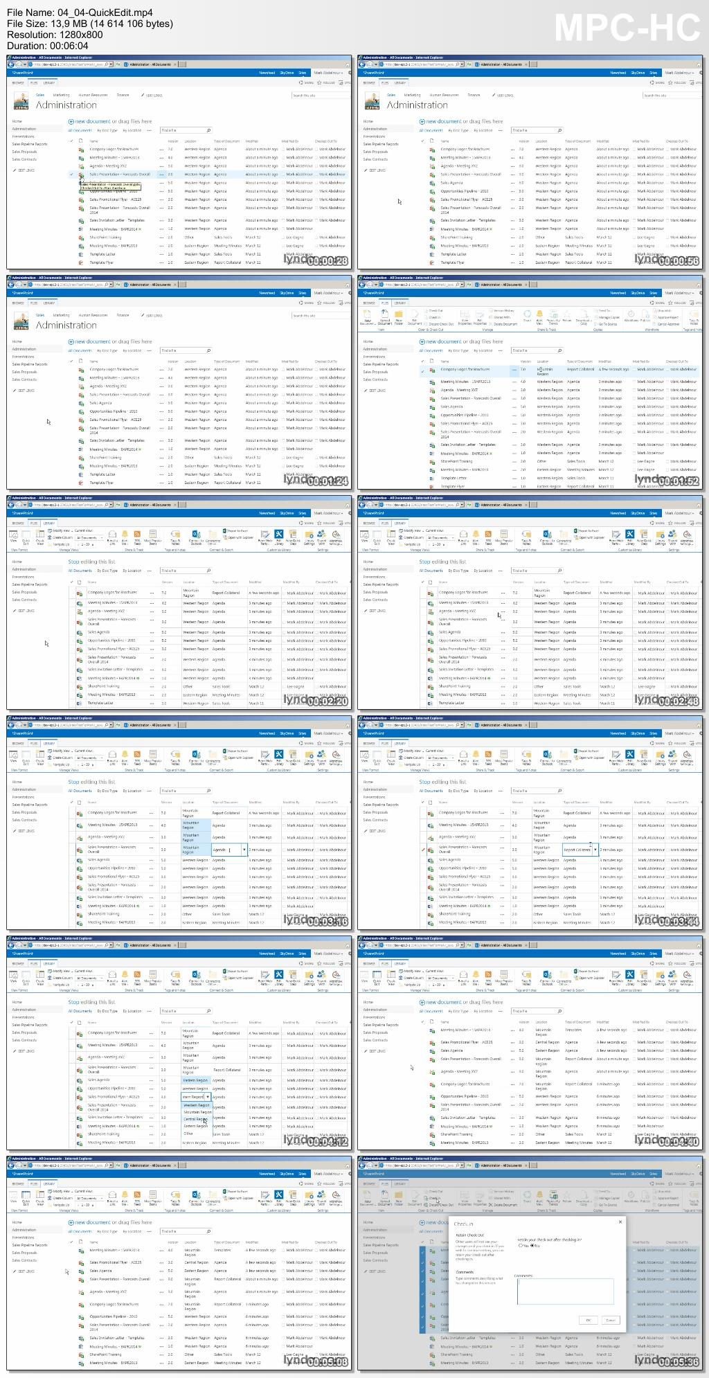 Lynda - Managing Documents with SharePoint 2013