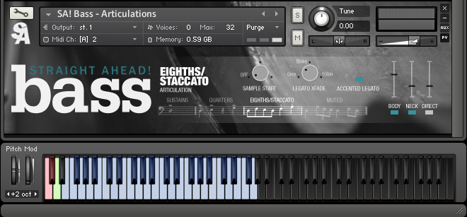 Straight Ahead Bass v1.0.1 KONTAKT