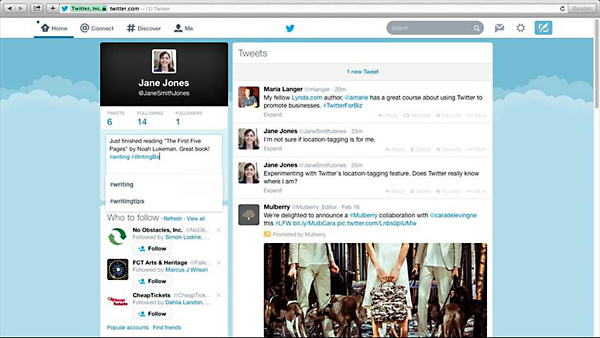 Lynda - Up and Running with Twitter (Updated Jun 06, 2014)