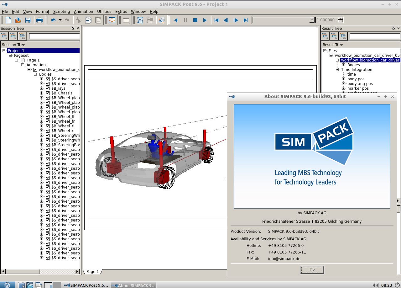 Intec Simpack 9.6