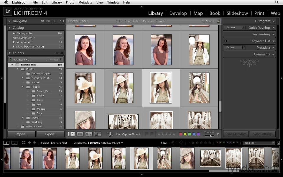 Lightroom 4 Essentials: 01 Organizing and Sharing with the Library Module (Repost)