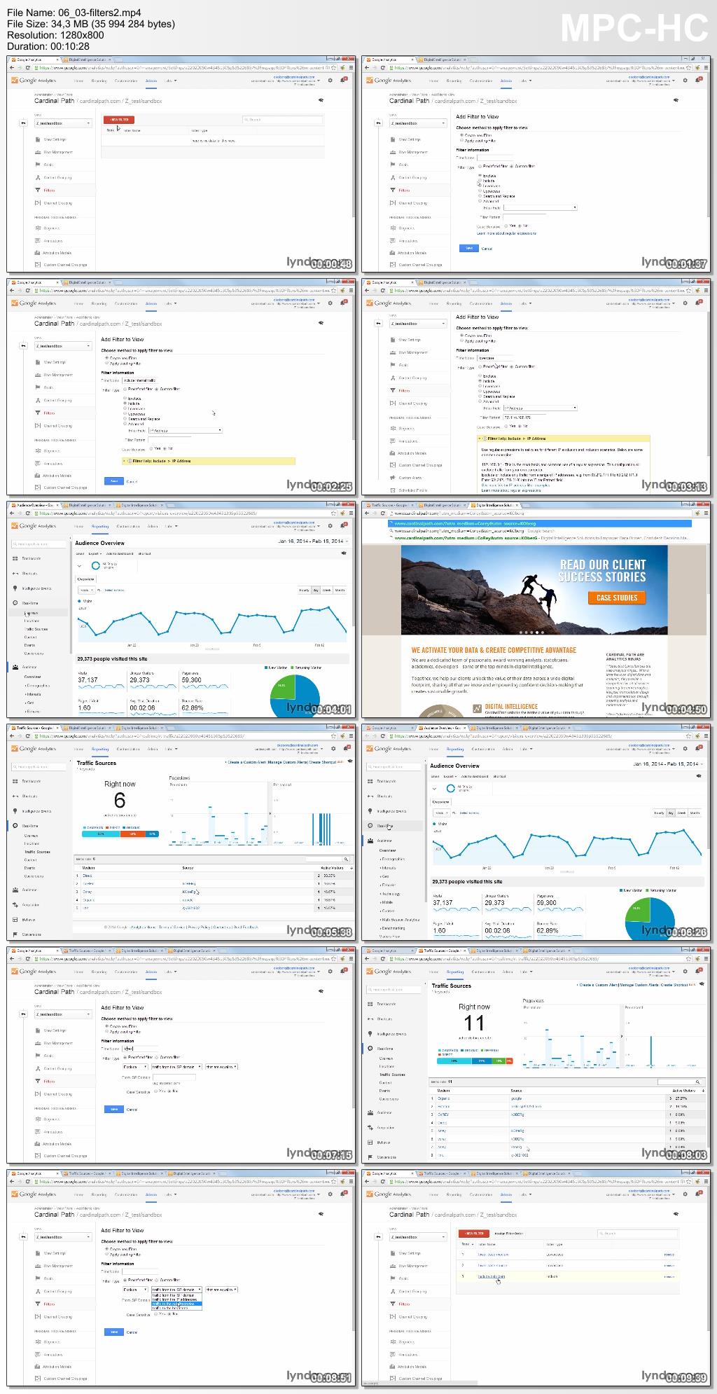 Lynda - Google Analytics Tips (Updated Jul 02, 2014)