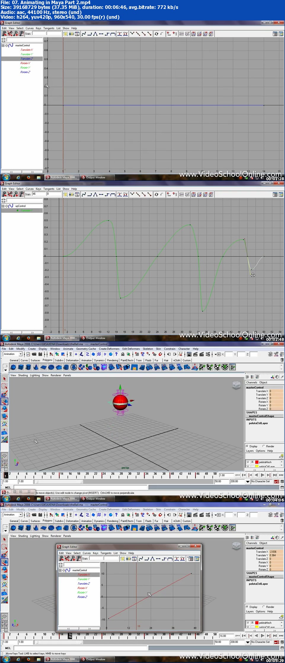 3D Animation and Visual Effects - Introduction to Maya