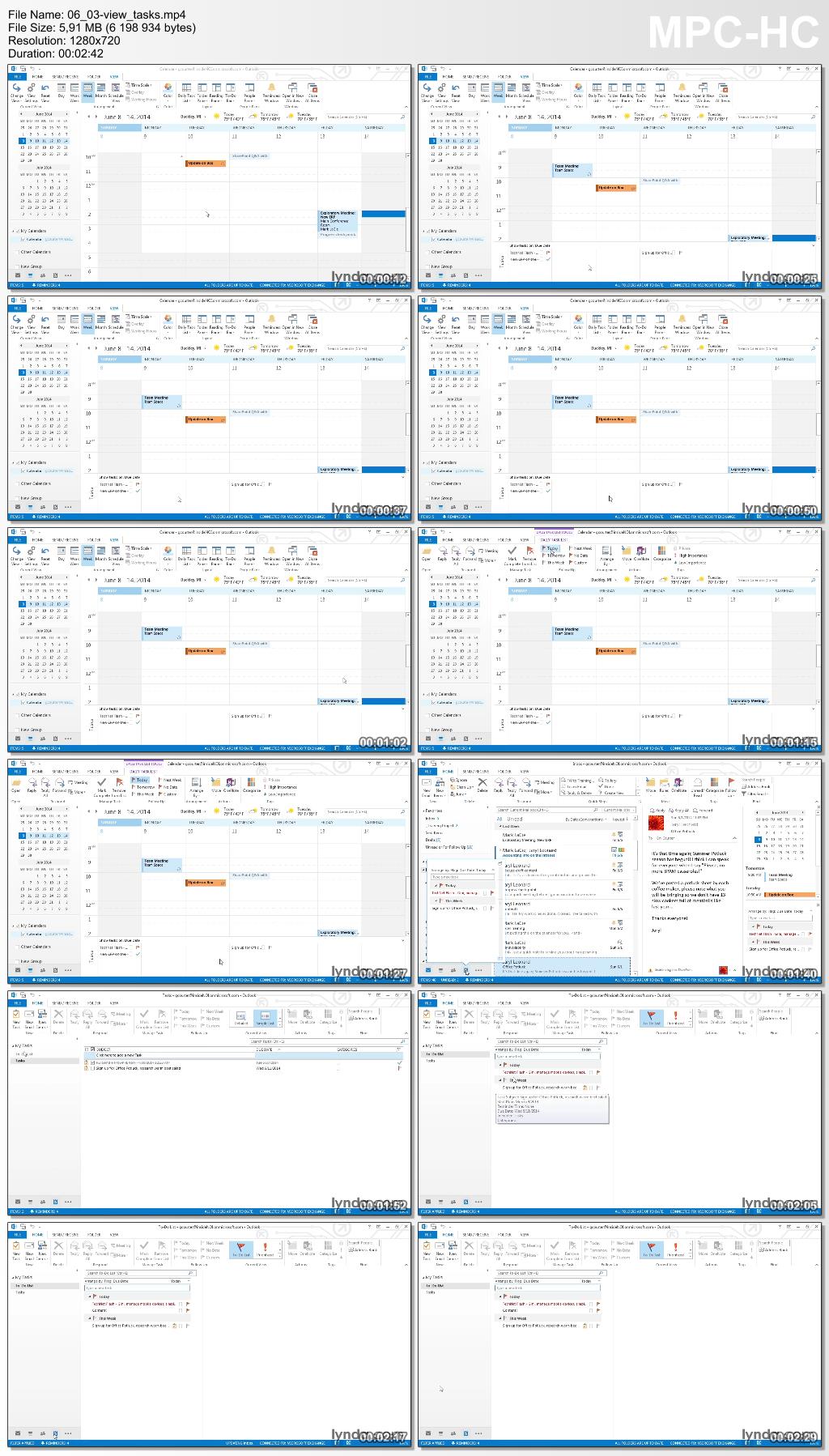 Lynda - Outlook 2013 Power Shortcuts