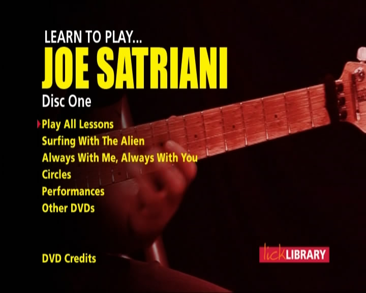 Learn to play Joe Satriani