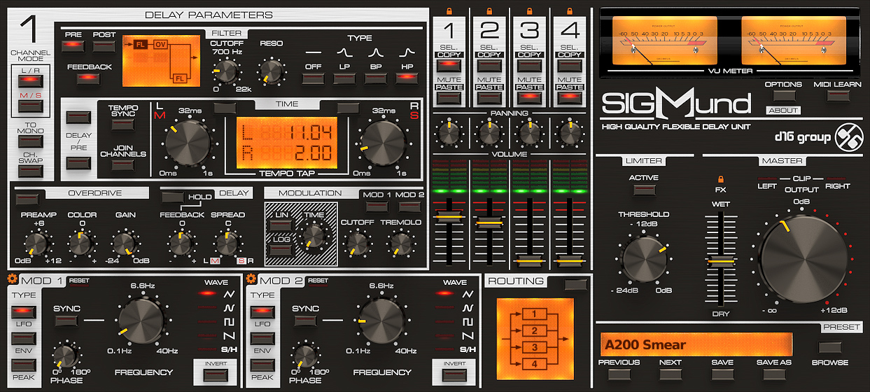 D16 Group Audio Software Sigmund 1.1.0 (Win/Mac)