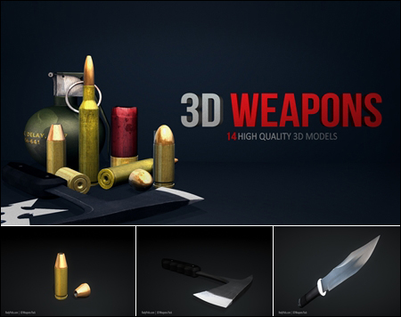 Rodypolis 3D Weapons Pack