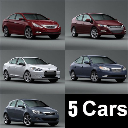 5 CG River Car models 汽车模型