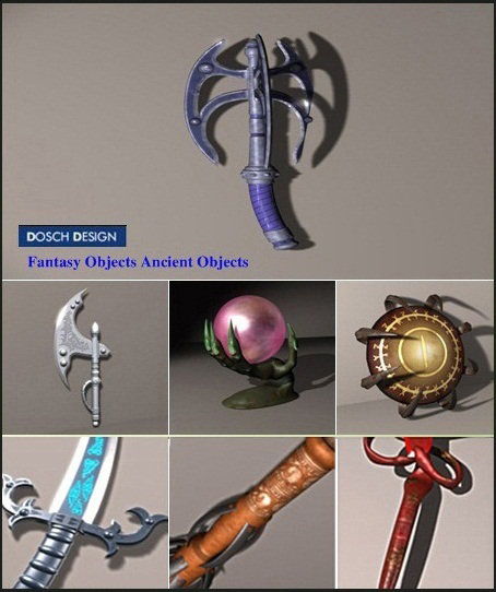 Dosch Design 3D Fantasy Objects Ancient Objects