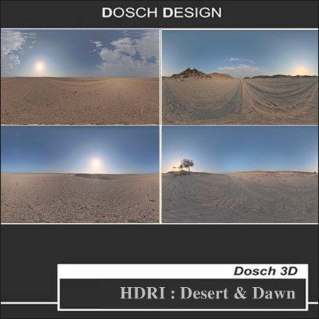 DOSCH DESIGN – HDRI: Desert & Dawn