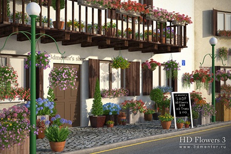 3DMentor – HD Flowers vol. 3 花卉模型