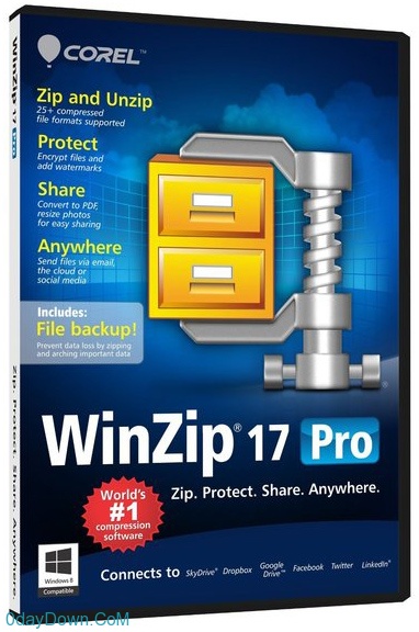 WinZip Pro 18.5 Build 11111 x86/x64 文件压缩软件