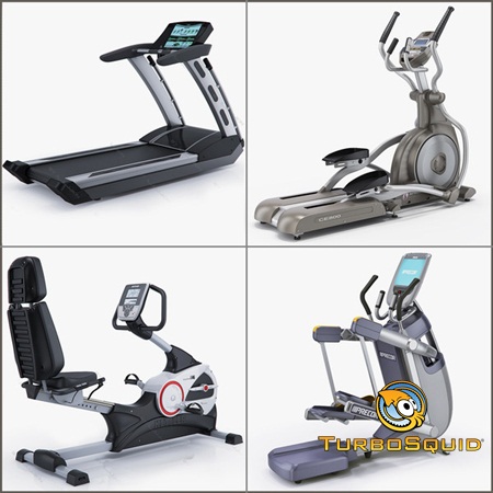 TurboSquid – Treadmill 3d Model