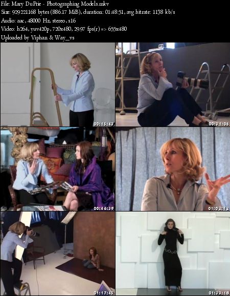 Mary DuPrie - Photographing Models Mary DuPrie - Photographing Models