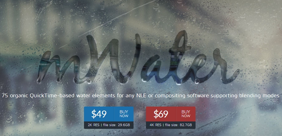 motionVFX – mWater : 75 Organic Water Elements