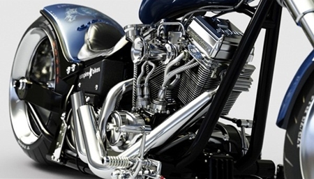 The3dstudio - Empire Motorcycle Bike 3D Model