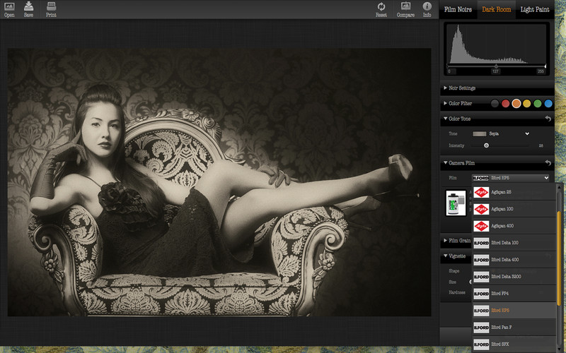 Film Noir 1.3.3.33 MacOsX 黑白照片处理