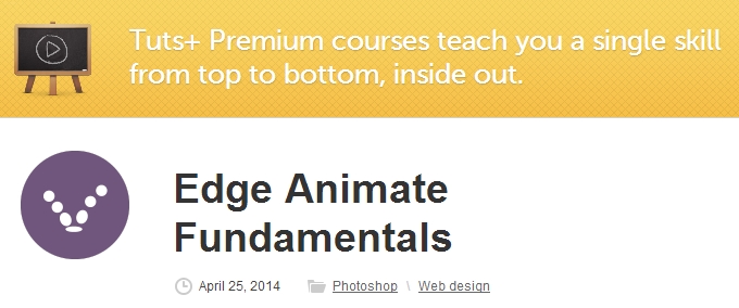 Tutsplus – Edge Animate Fundamentals