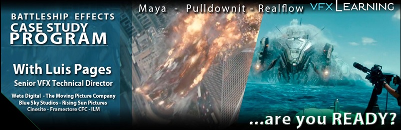 VFXLearning – Case Study: Battleship Effects