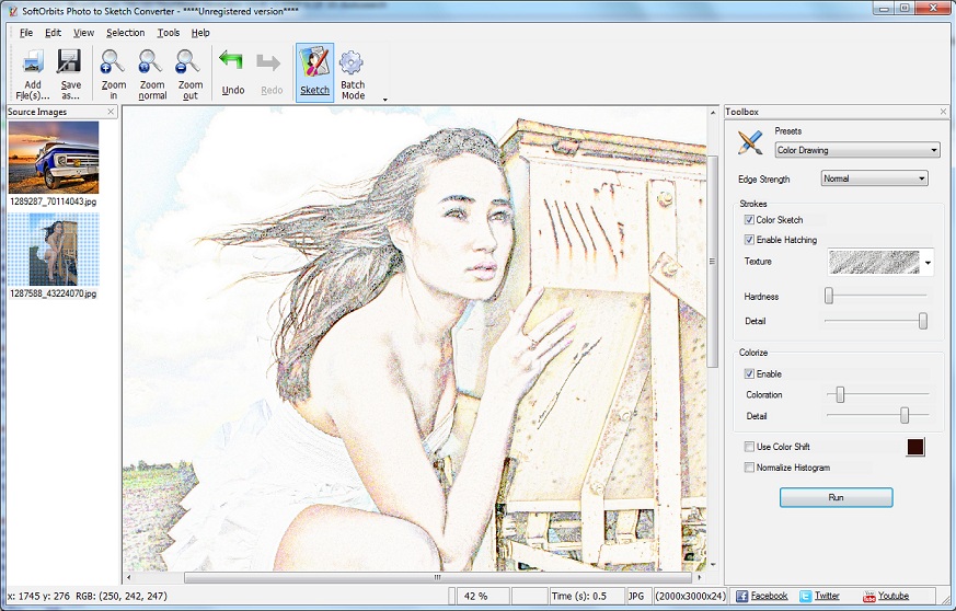 SoftOrbits Sketch Drawer 2.0 Pro Multilingual