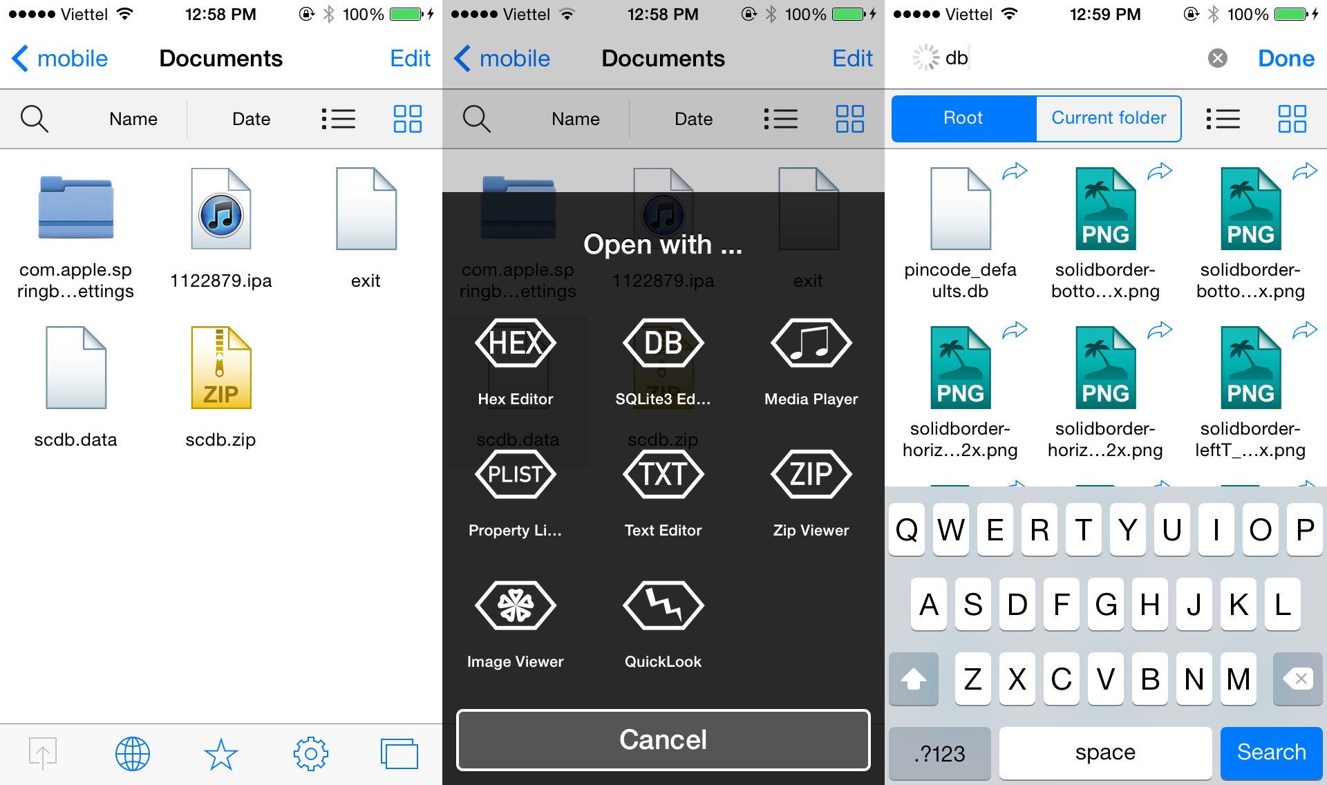 Filza File Manager v1.0 Apple iOS