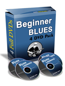 Guitarjamz.com – Beginner Blues 4 DVD Set