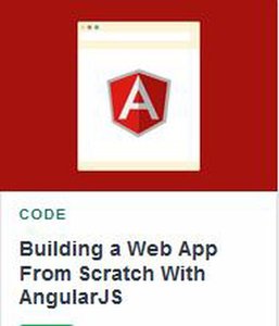 Tutsplus – Building a Web App From Scratch With AngularJS