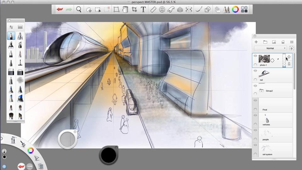 Lynda – Drawing One-Point Perspective