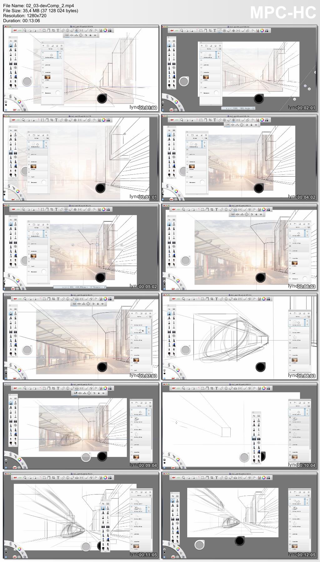 Lynda - Drawing One-Point Perspective