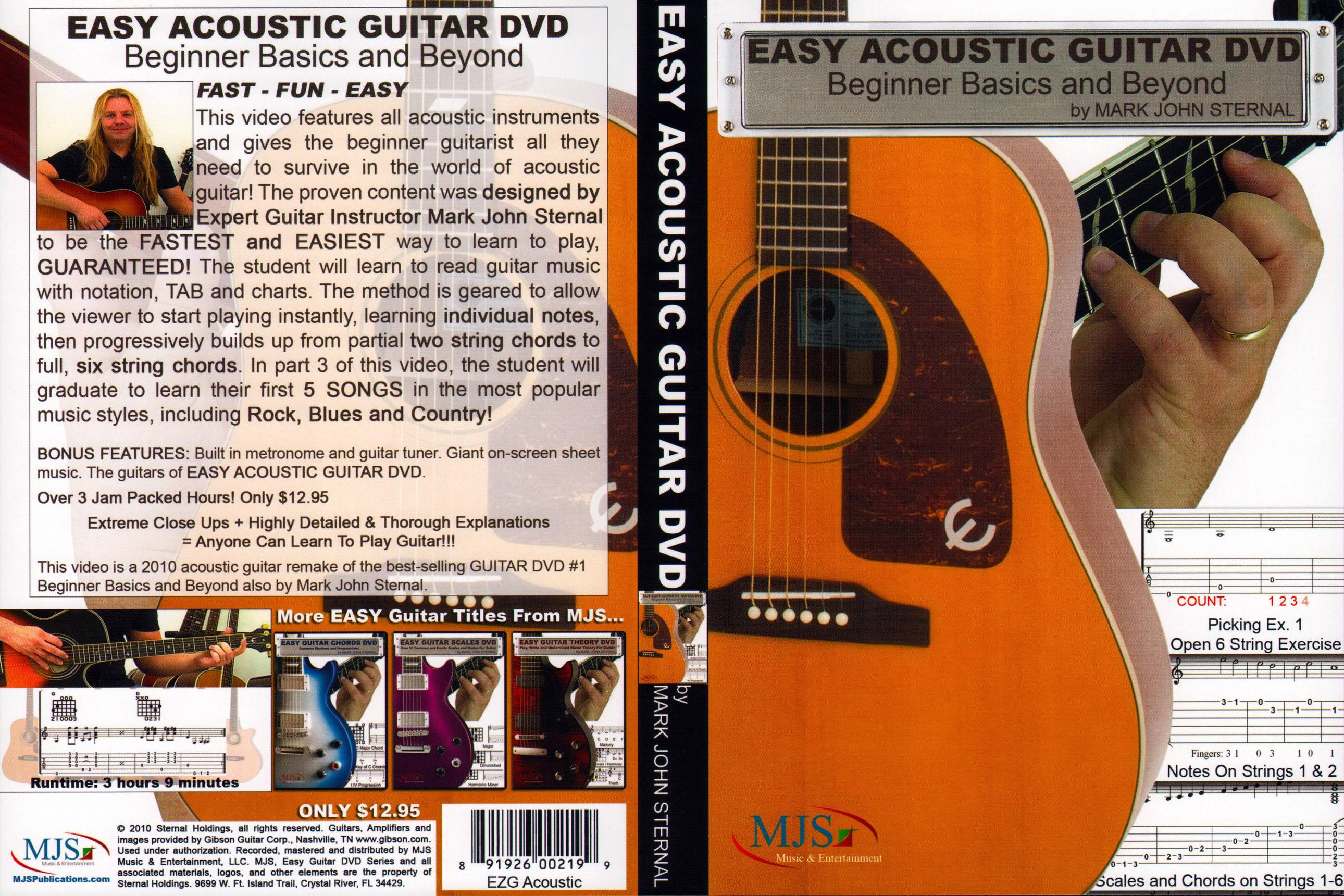 MJS – Easy Acoustic Guitar Beginner Basics and Beyond