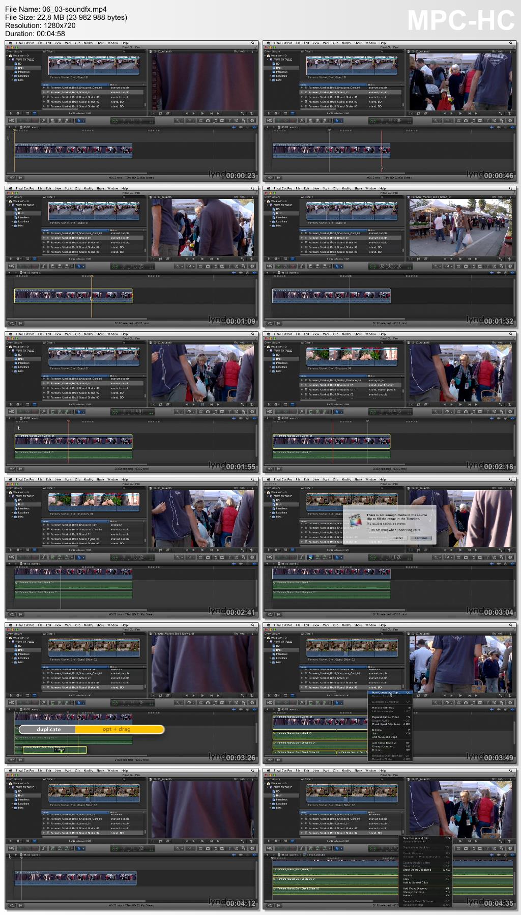 Lynda - Documentary Editing with Final Cut Pro X v10.1.x