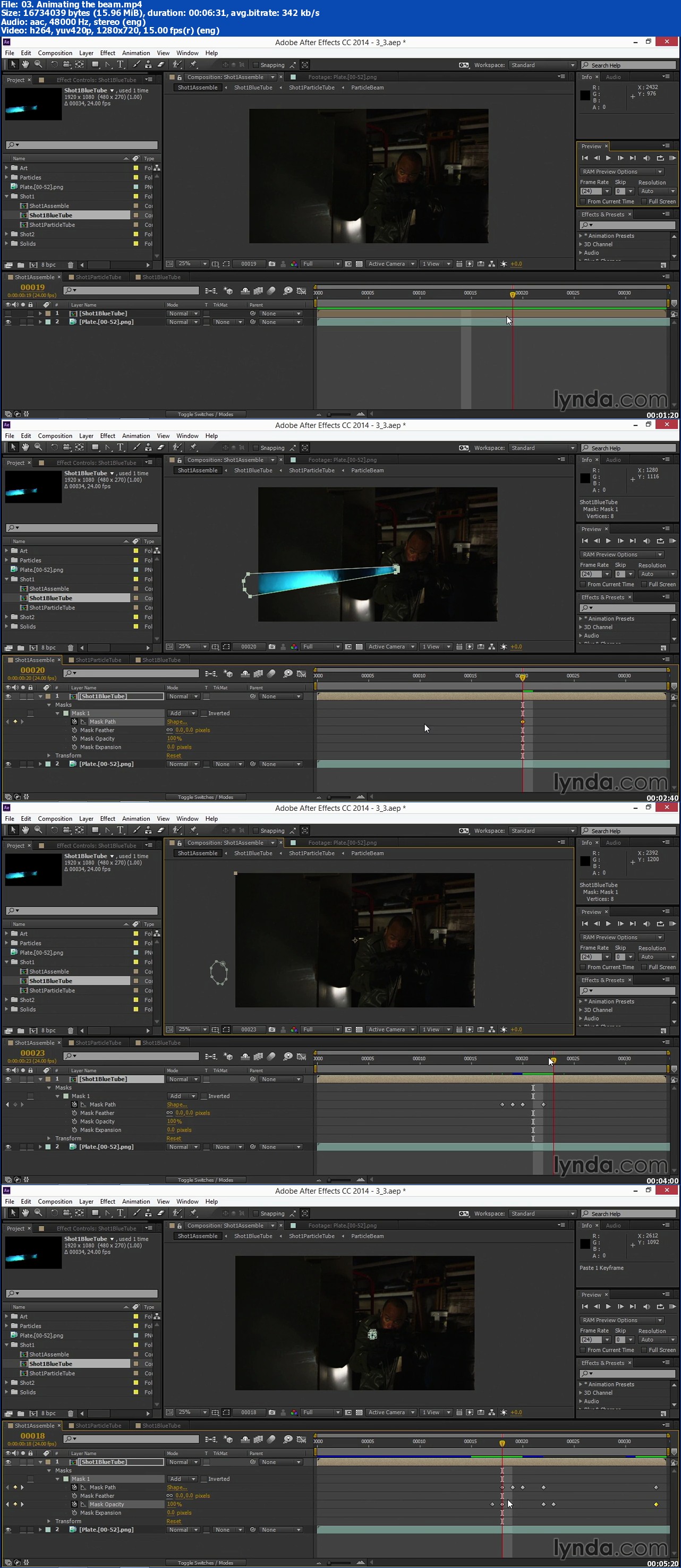 Lynda - VFX Techniques: Creating a Laser Battle