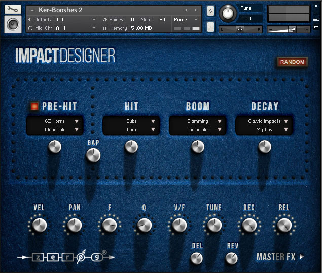 Zero-G Impact Designer KONTAKT