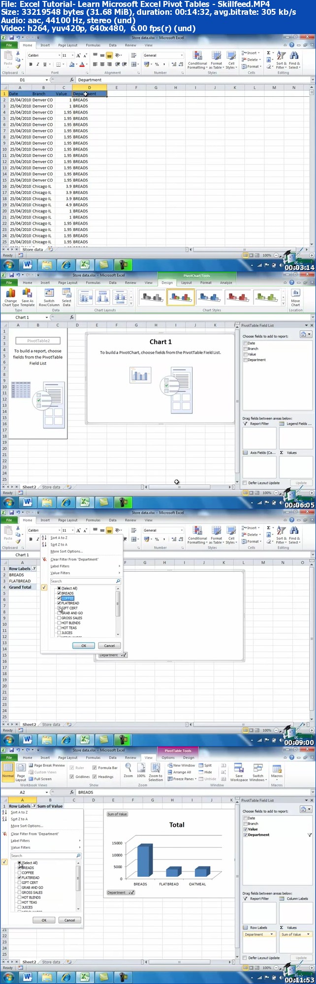 Skillfeed - Learn Microsoft Excel Pivot Tables