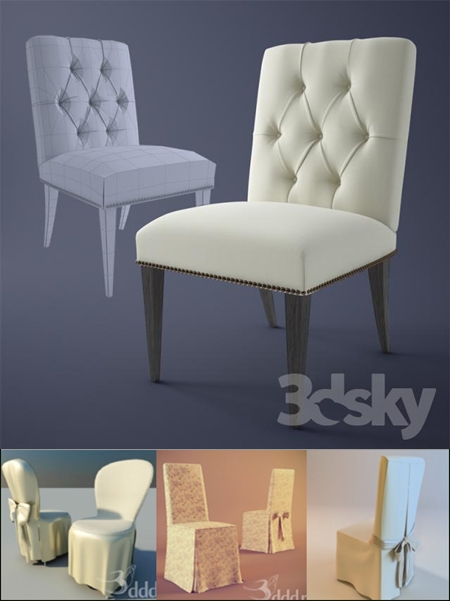 3DDD Sidechairs 3D models