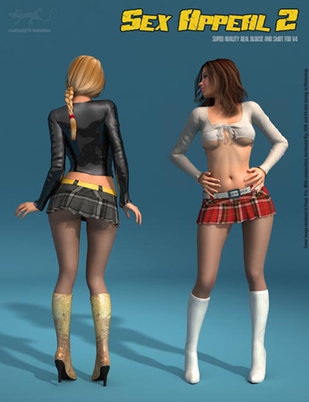 Sex Appeal 2 Blouse and Skirt for V4