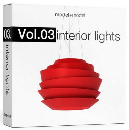 24套现代灯3D模型 modelplusmodel Vol.03: Interior Lights