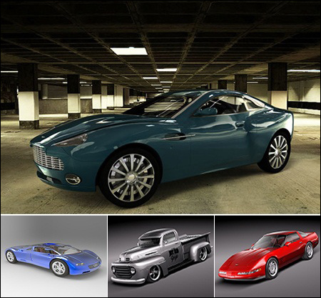 BMTee’s Cinema 4D Car Model Pack