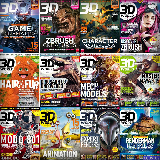 3D World Magazine – Full Year 2014 Issue Collection