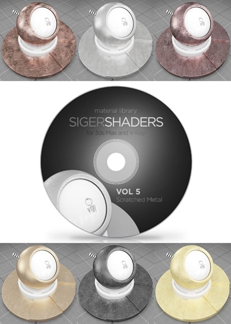 SIGERSHADERS Vol. 5 for V-Ray