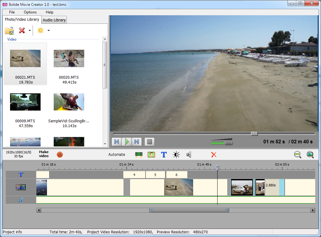 Bolide Movie Creator 1.2 Build 1004