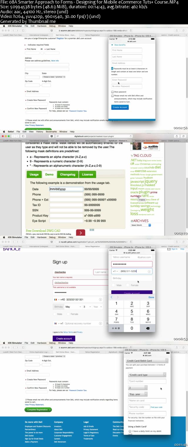 Tutsplus - Designing for Mobile eCommerce